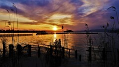 Lake Biwa sunset