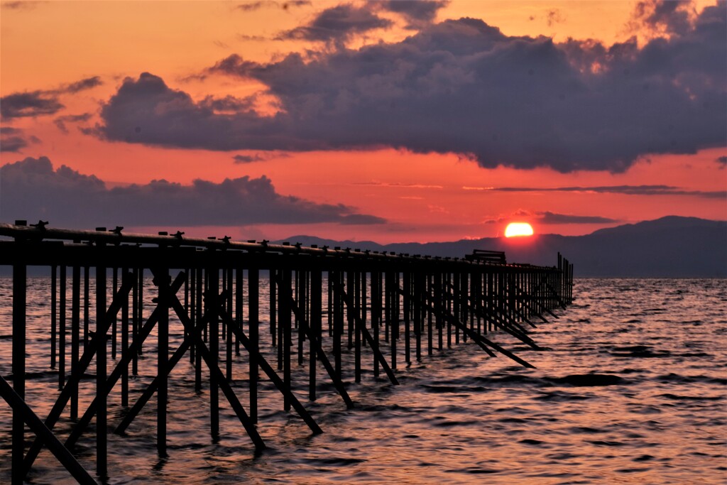 琵琶湖夢夕景　８