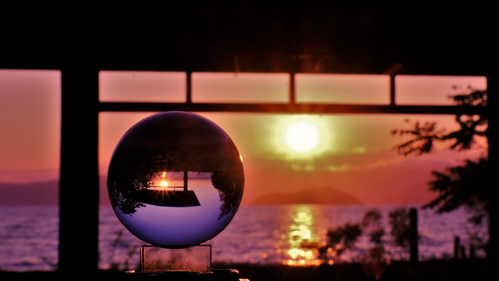 二つの夕景
