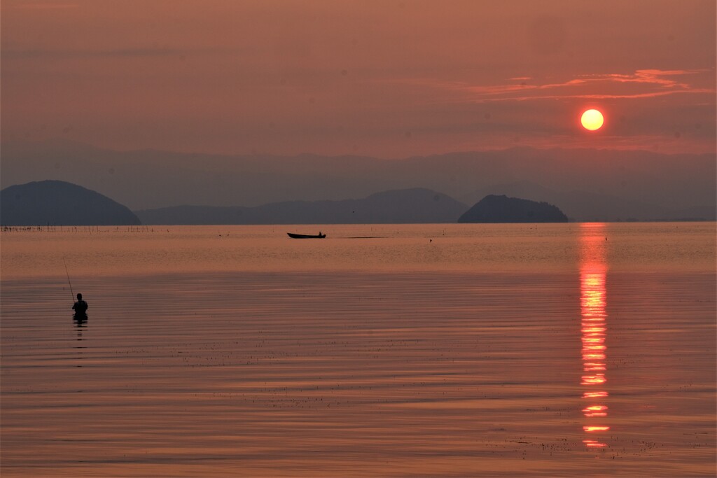 湖西の朝景　Ⅰ