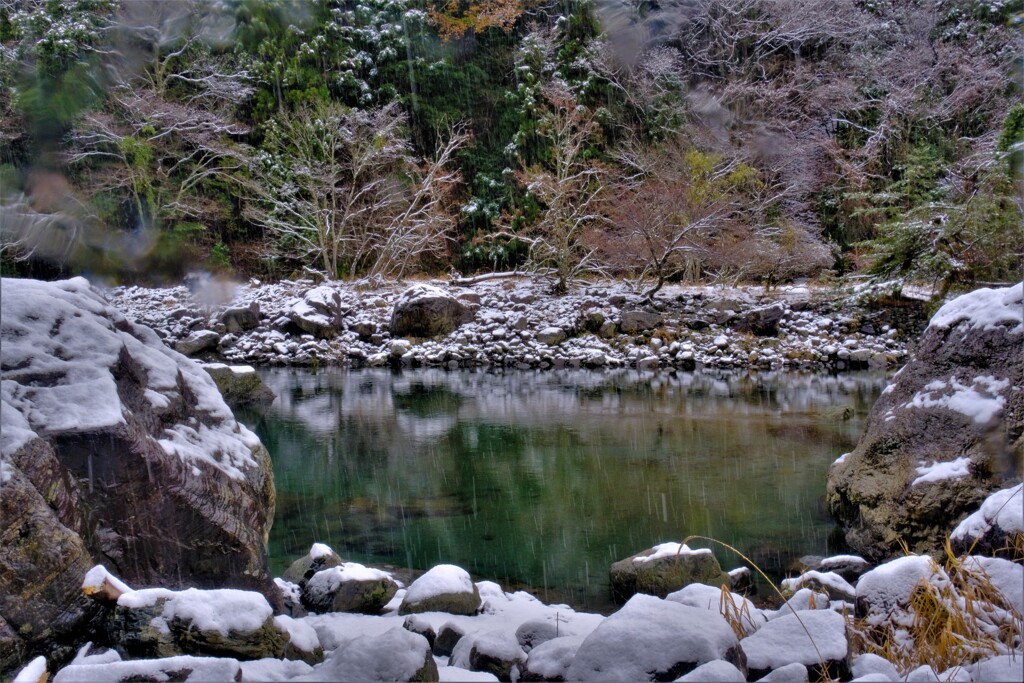 安曇川雪川原　２