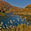 晩秋の白龍湖　４