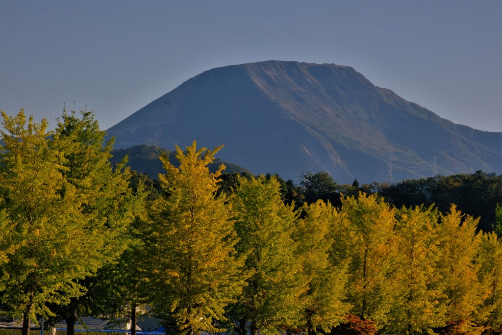 伊吹山秋景