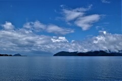 奥琵琶湖の夏景