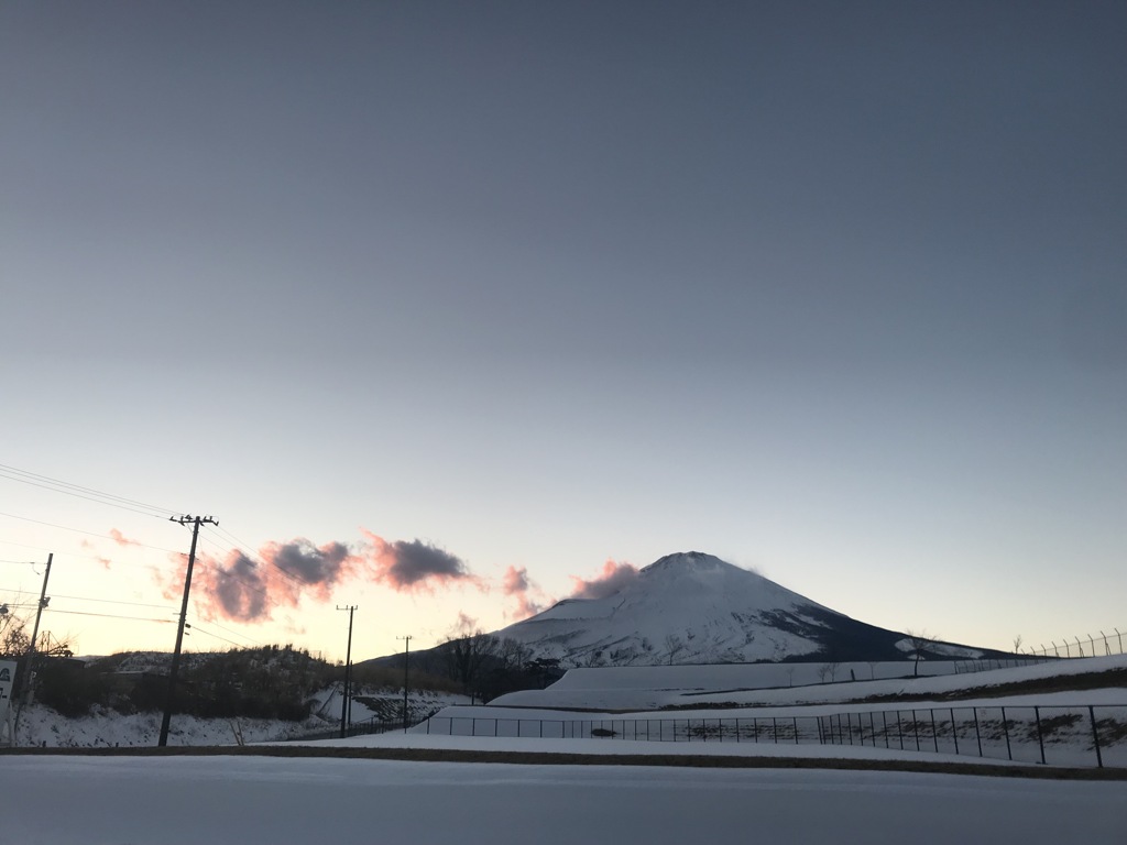 冬の富士山