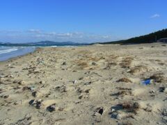 CX6の風景～新宮海岸のゴミ