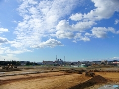 CX6の風景～新宮町学校&公園造成中