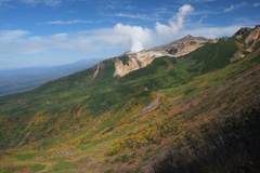 十勝岳方面