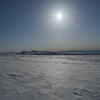 山上の雪原