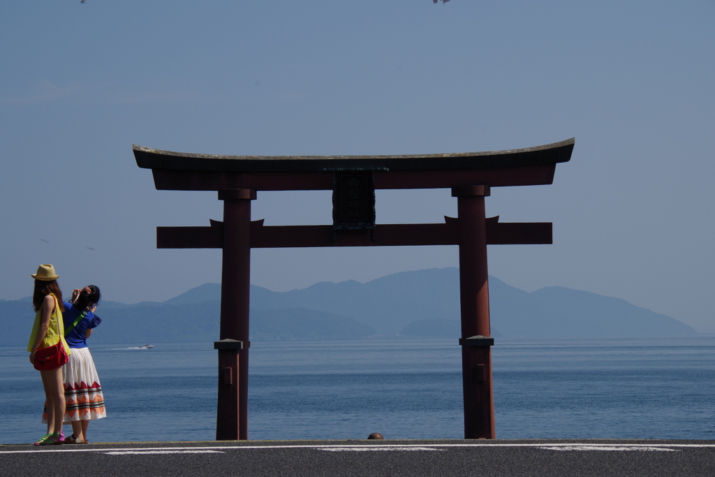 対岸を望む