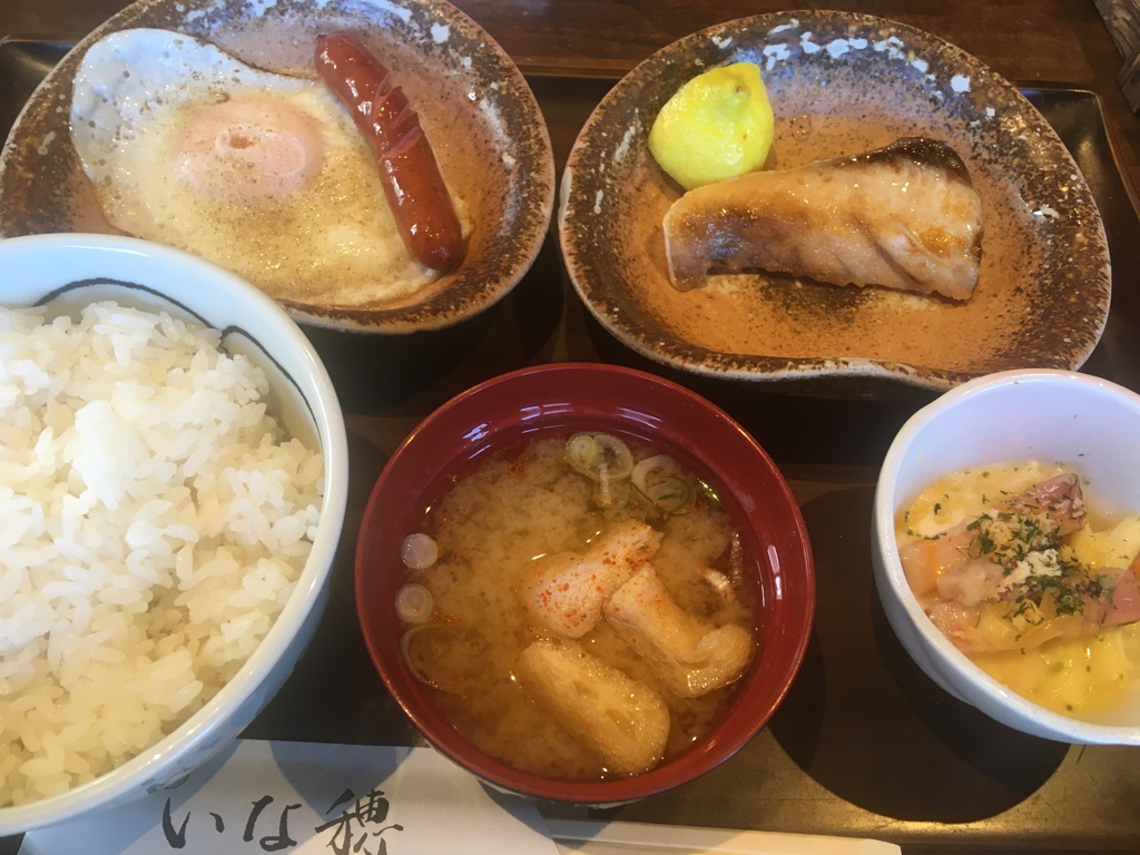 ぶり？のワンコイン朝定食