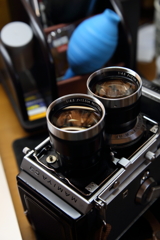 昨夜、マミヤC３フィルムを詰めた。