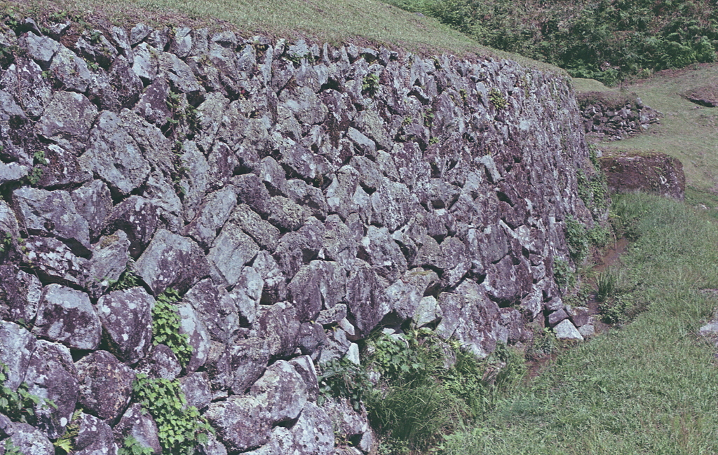 まるで小さなお城の石垣だね。