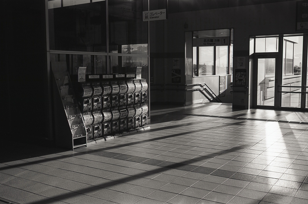 JR神領駅のガチャガチャ