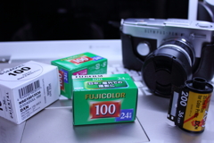 届いた３本のフィルム