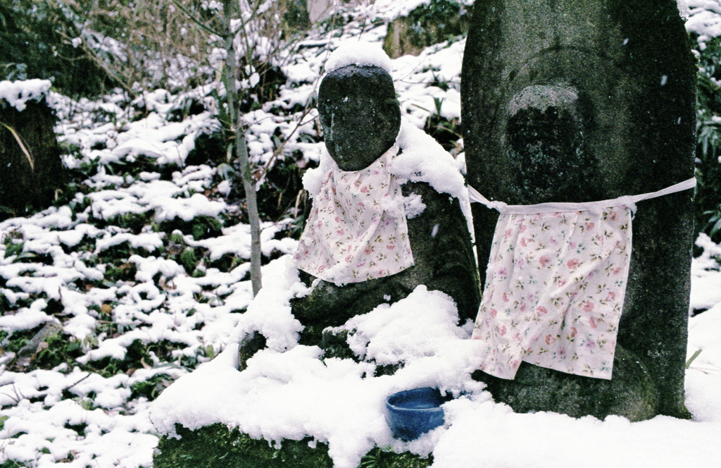 雪中地蔵