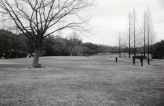 広大な平和公園を歩く