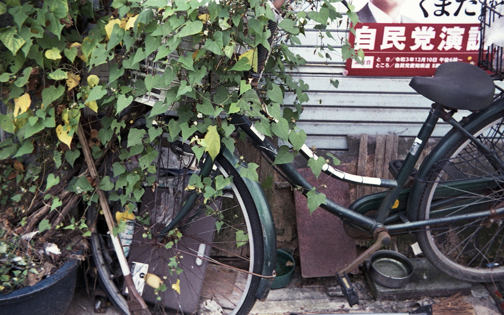 葉緑体光合成する自転車　～大曾根・城東園界隈を歩く