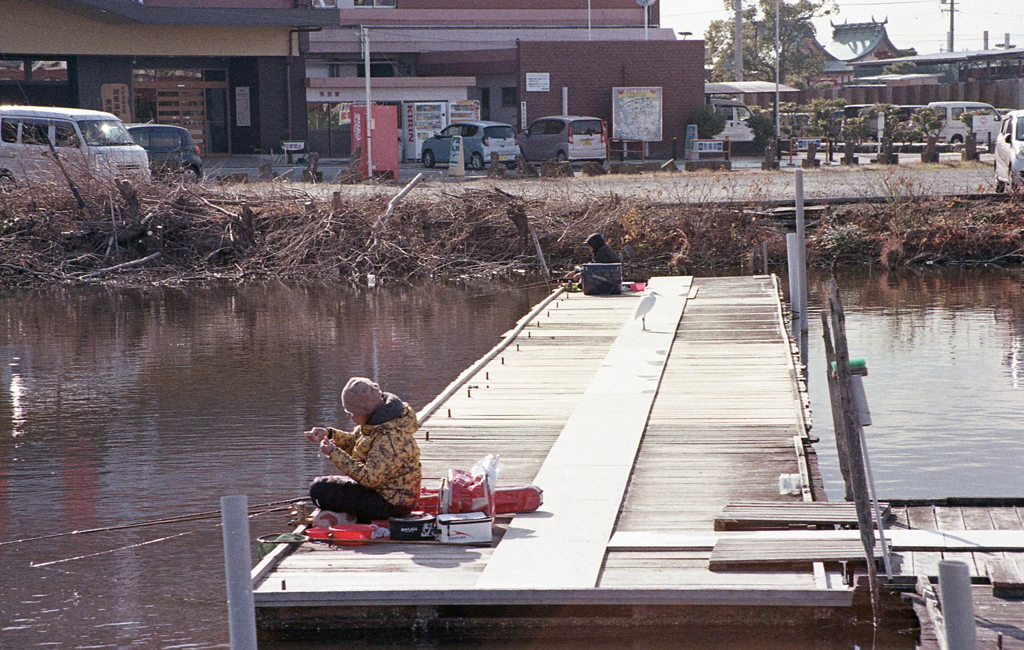外道の小魚がお目当てさ。（笑