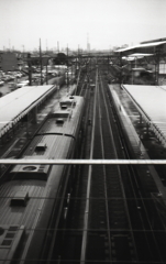 雨のJR神領駅Ⅱ　～お見流しフォト（苦笑