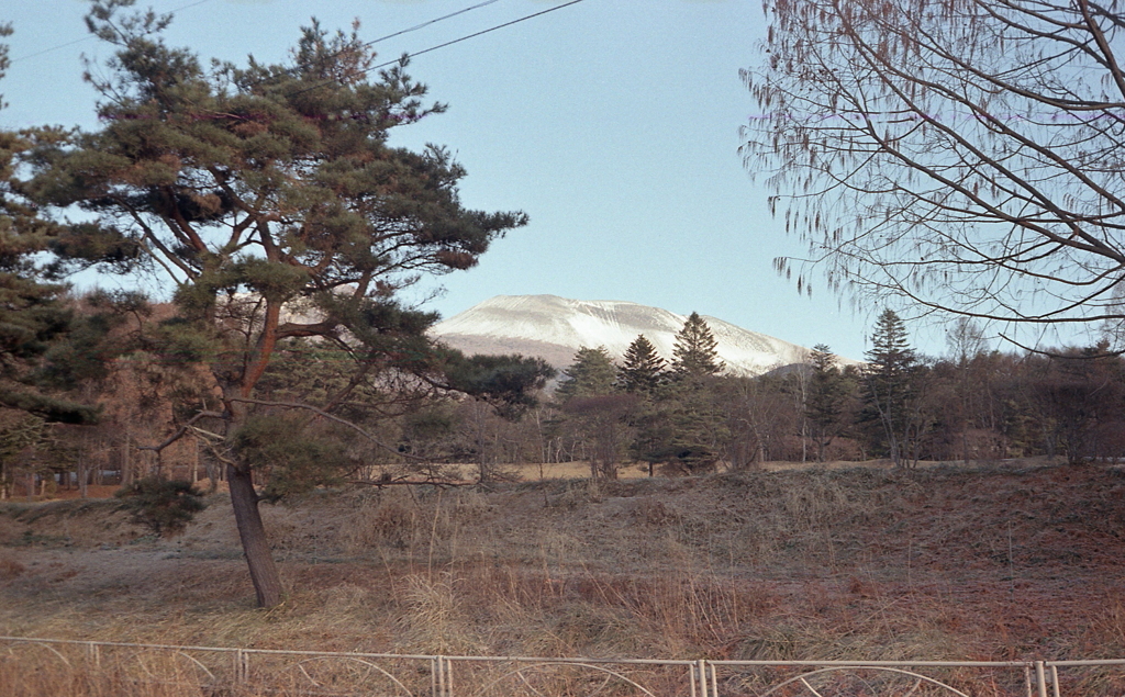 ゴルフ場からの浅間山