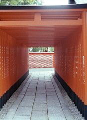 犬山城の参道にて