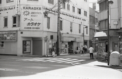 小さな映画館のある街角