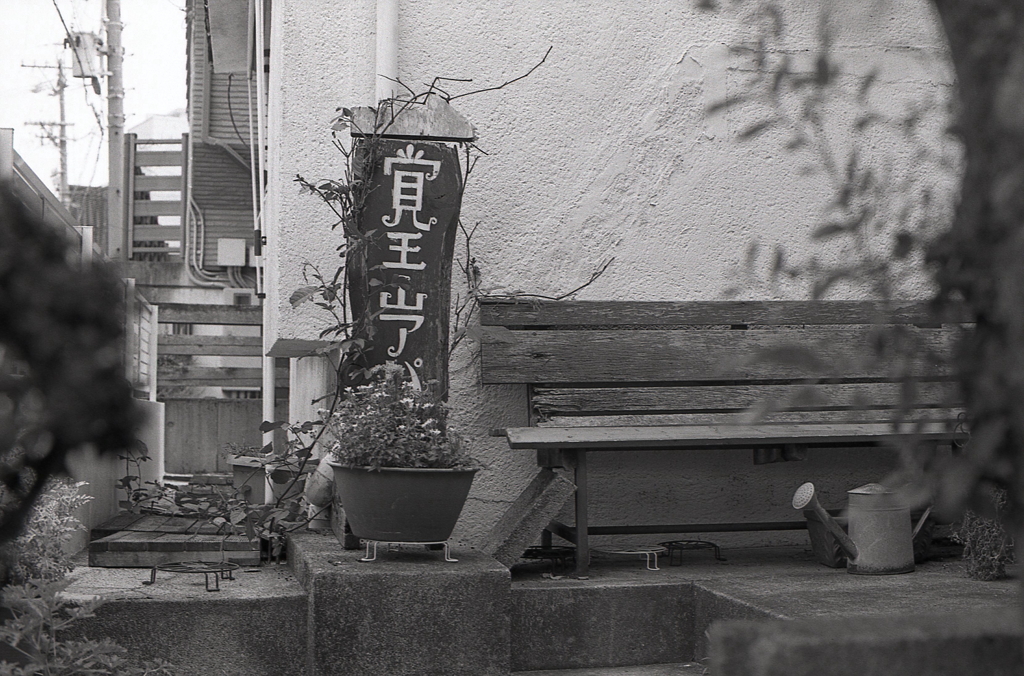 アパートの入り口