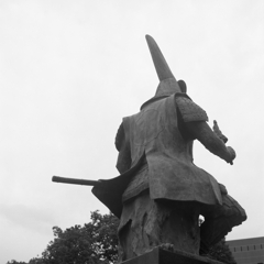 武将の背中