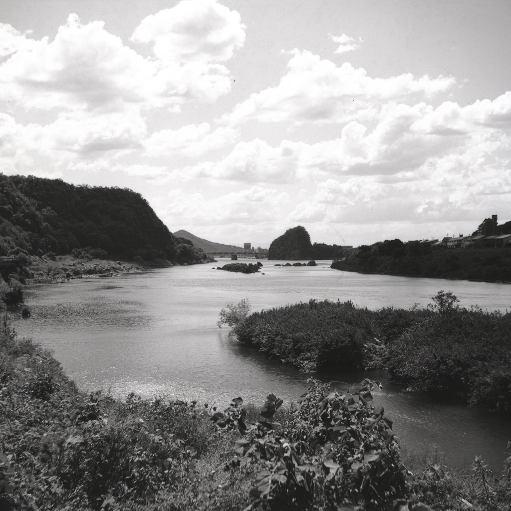 不老公園から木曽川風景