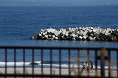 震災後二年と半年過ぎた茨木の海