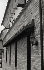 新しいレンガの壁