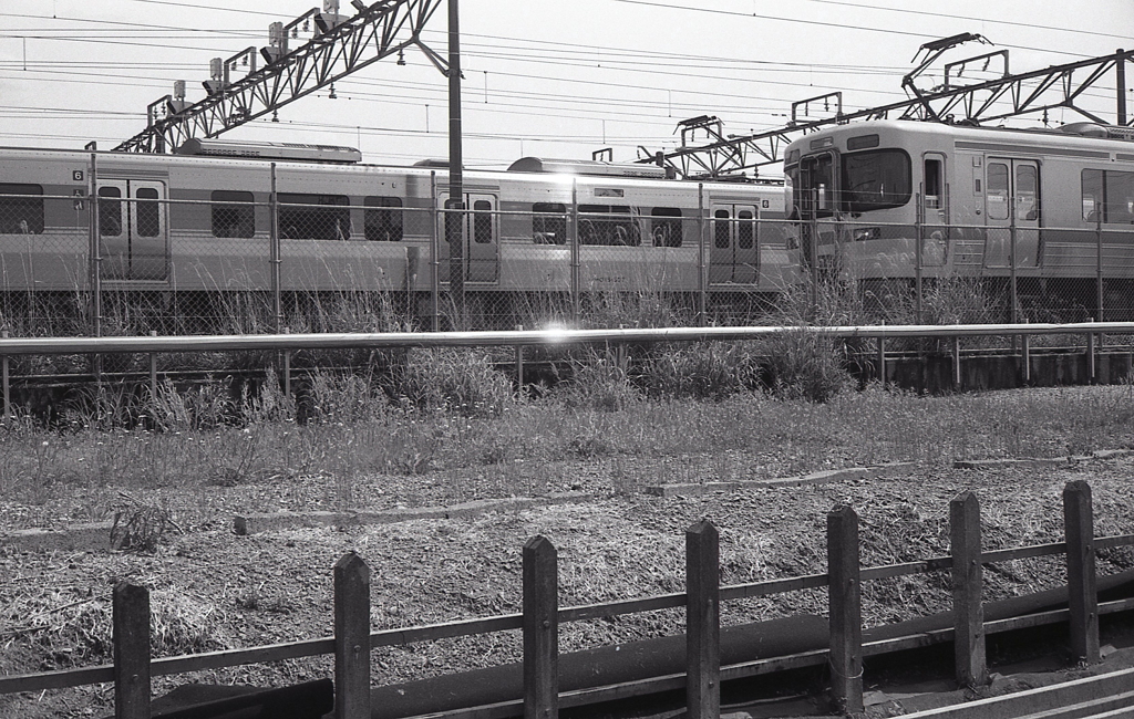 保線区の電車