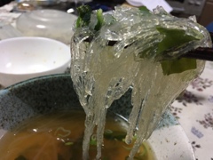 自宅で寒天ラーメン