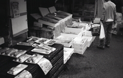 店頭に並ぶ鮮魚