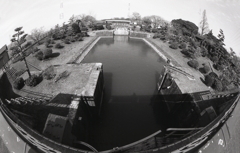 船頭平閘門の水路