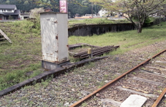 線路脇の器具箱