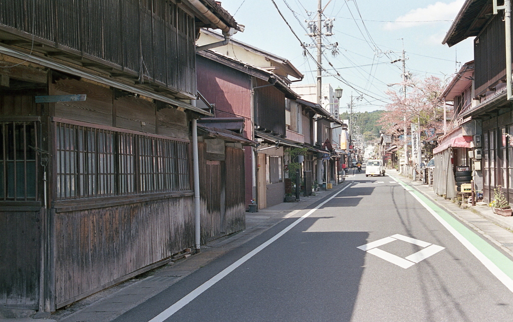 街道の街並み