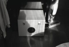 ブレた暗室ボックス　～調整前画像