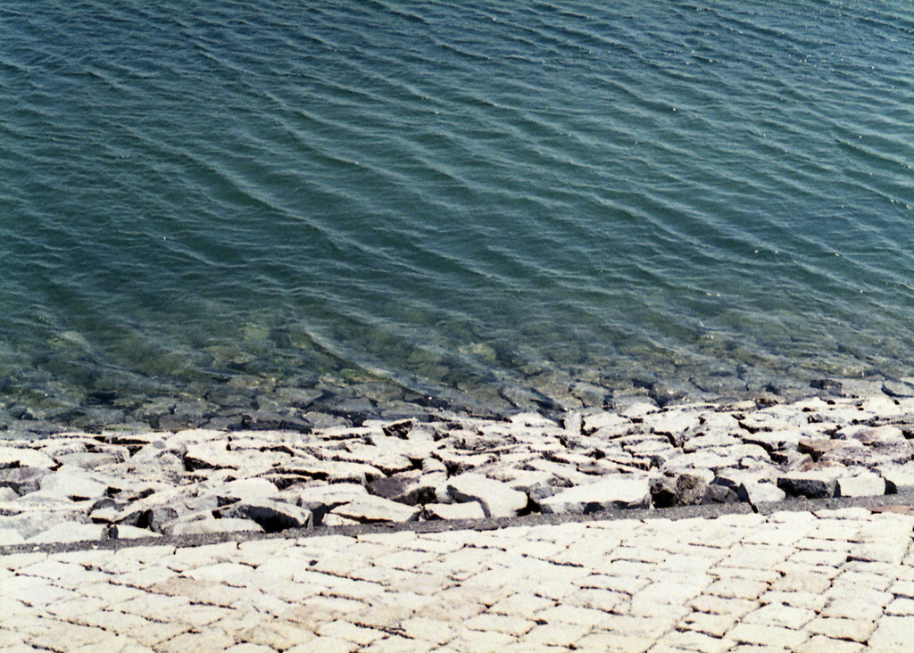 水が青々として綺麗でしたねぇ。