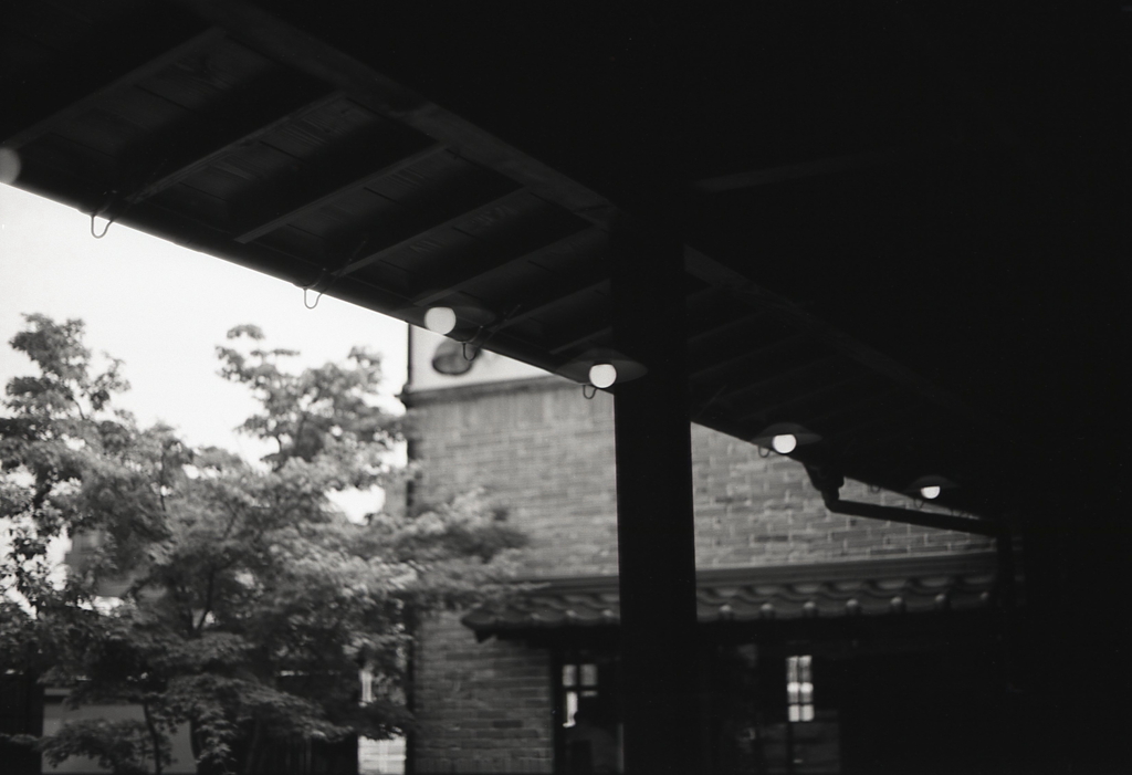 中庭のアングル