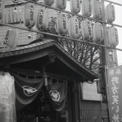 野方笑い地蔵尊　～東京モノクロ