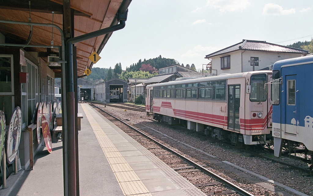 明智鉄道明智駅　～鉄道のある風景