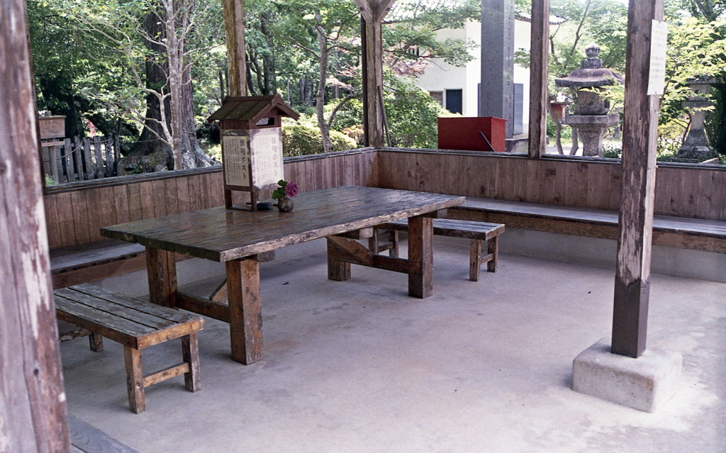 そこに親父が座っていたよ。