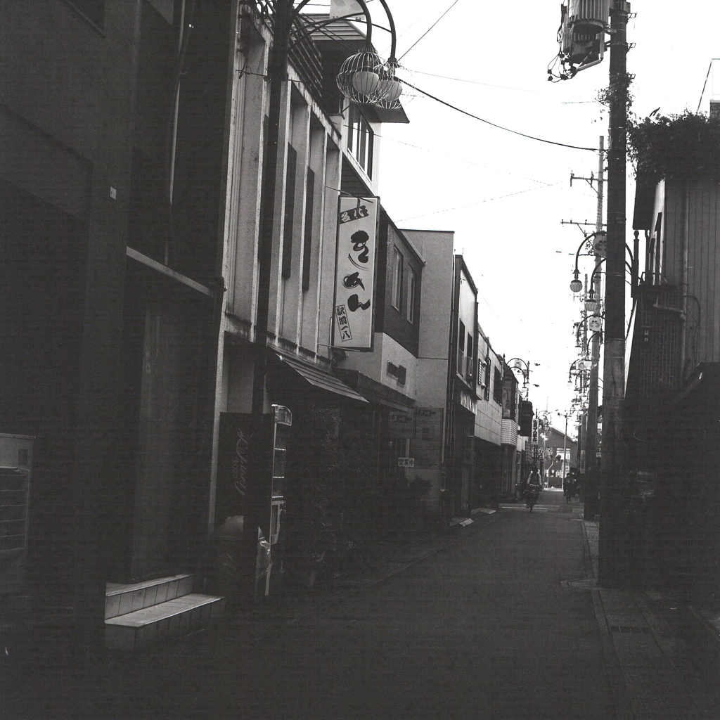 蟹江の商店街