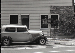 フィルムに写るクラッシックカー