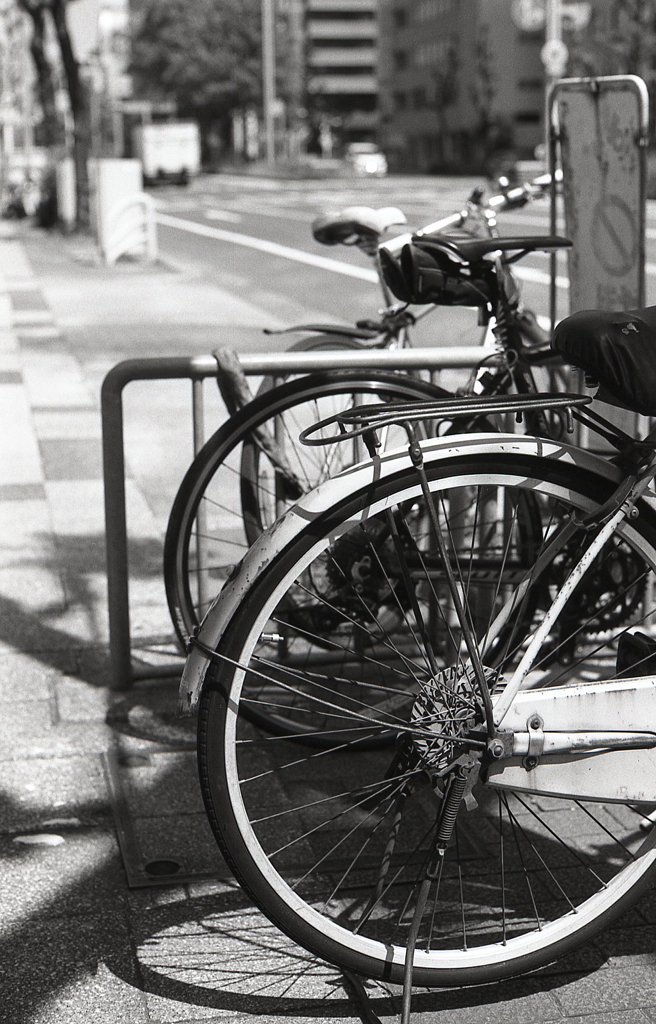 錆だらけの自転車
