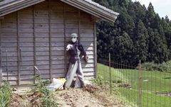 実は案山子も夏の陽射しには弱いんです。（笑