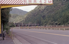 JR高山線の高架とルート４１