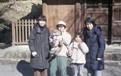 女系家族の家族写真